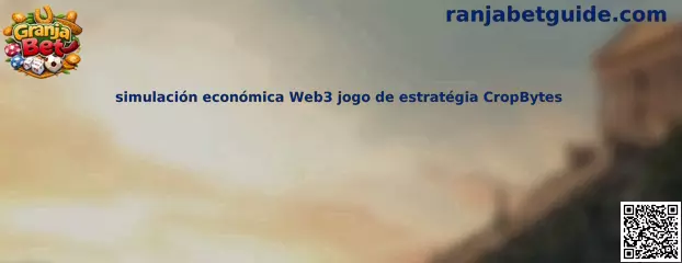 Simulación económica Web3 jogo de estratégia CropBytes