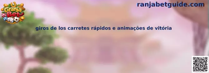 Giros de los carretes rápidos y animaciones de victoria
