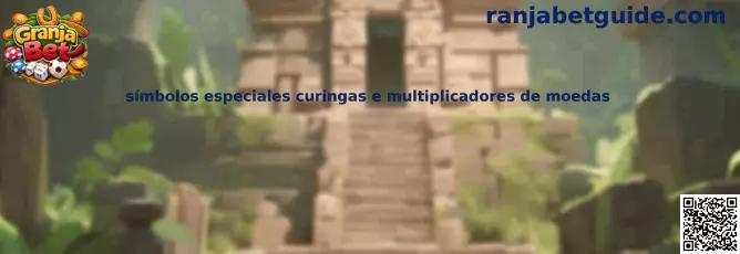 Símbolos especiales curingas y multiplicadores de moedas