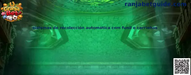 Sistema de recolección automática con funil y carrinhos en Minecraft