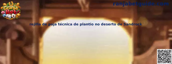 rejilla de paja técnica de plantio no deserto de Sandrock