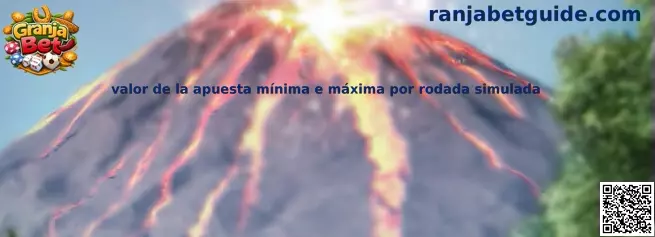 Valor de la apuesta mínima y máxima por rodada simulada