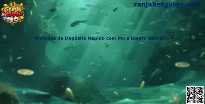 Métodos de Depósito Rápido com Pix e Boleto Bancário