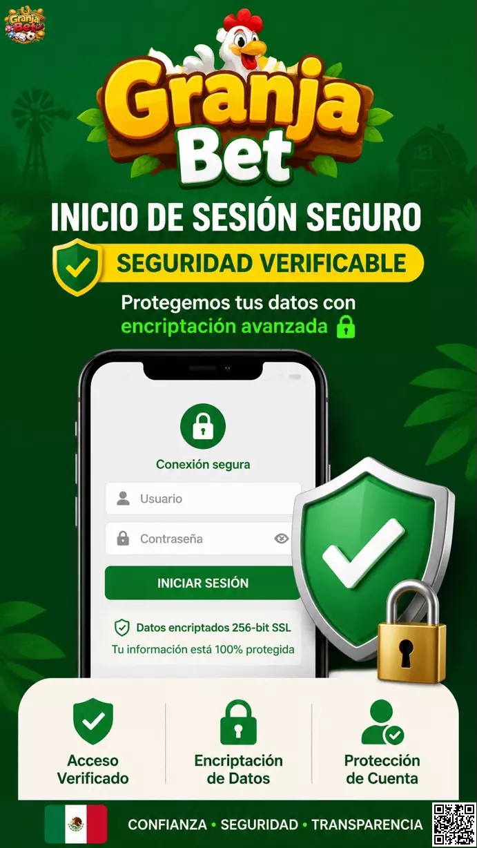 Panel de inicio de sesión de Granja Bet protegido por certificado SSL